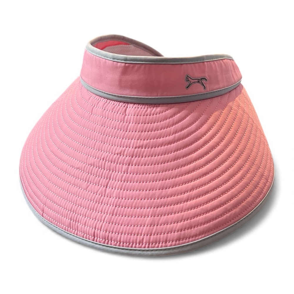 Pink Quilted Sun Visor